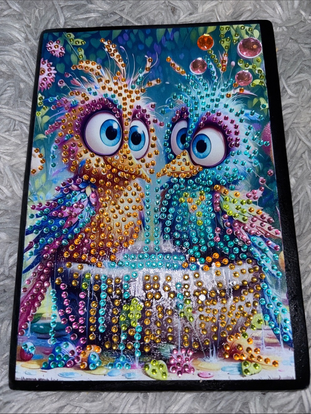 Whimsical Bejeweled birds journal - Multi-ColorSEALED
